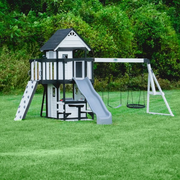 backyarddiscovery CANYON CREEK SWING SET – WHITE