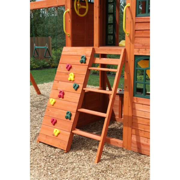 KidKraft Canyon Ridge Swing Set, Elevated Outdoor Adventure