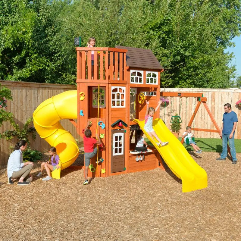 Lookout Extreme Wooden Swing Set / Playset