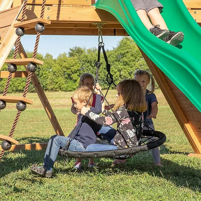 Backyard Discovery Endeavor Cedar Swing Set, Premium Outdoor Fun