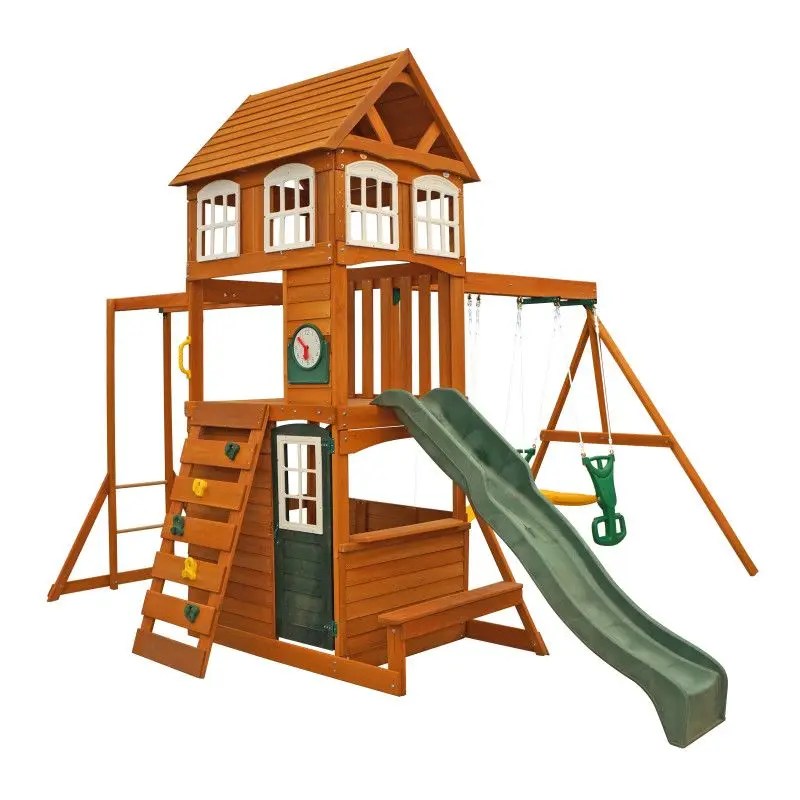 KidKraft Cranbrook Wooden Swing Set, Playset