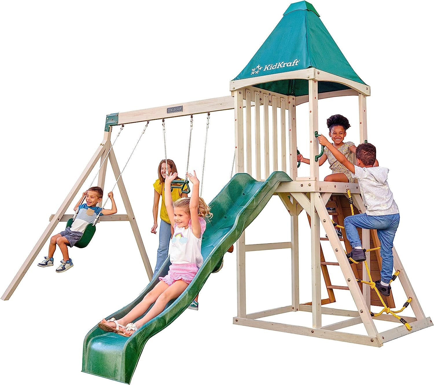 KidKraft Emerald Challenge Swing Set