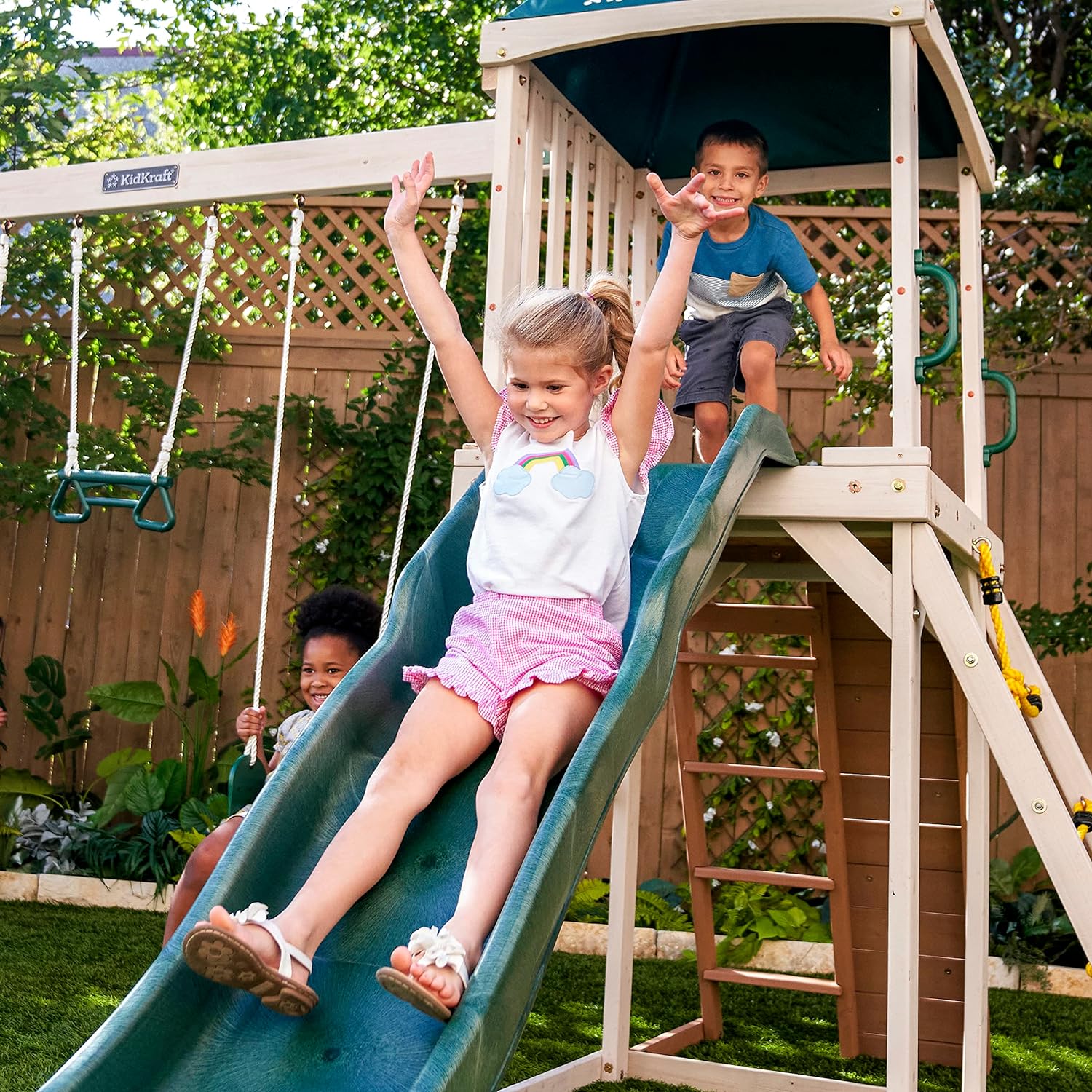 KidKraft Emerald Challenge Swing Set