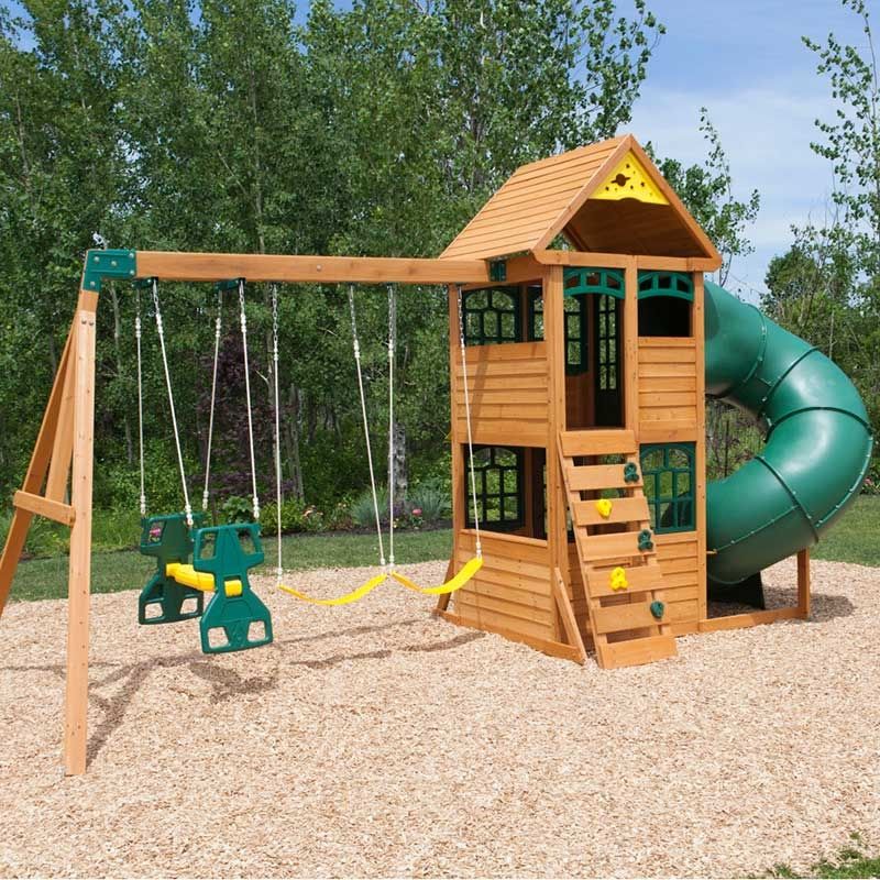 Cloverdale Wooden Swing Set / Playset