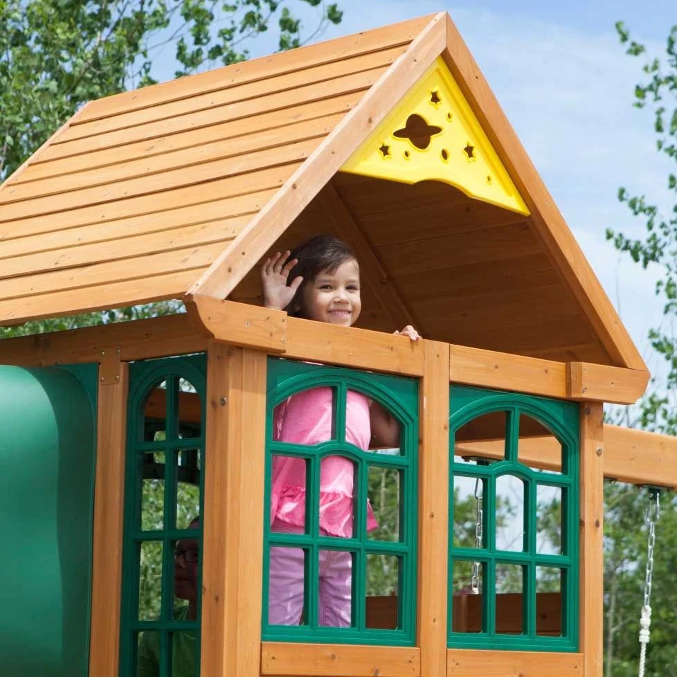 Cloverdale Wooden Swing Set / Playset